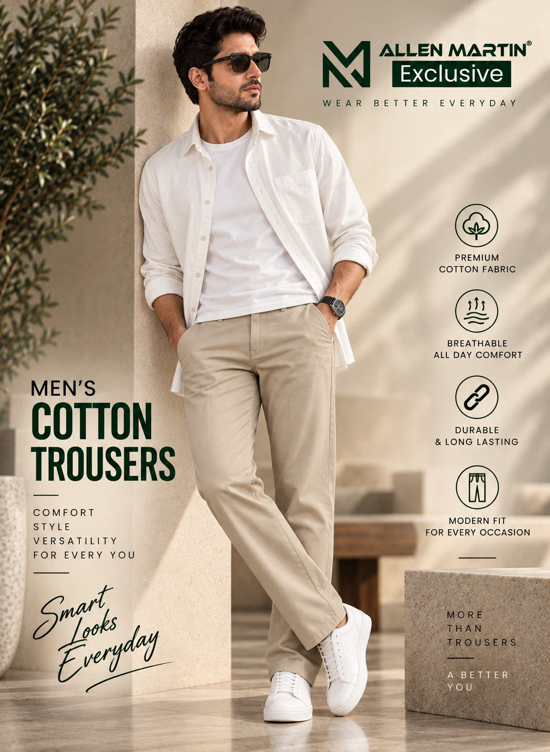 Cotton Trousers